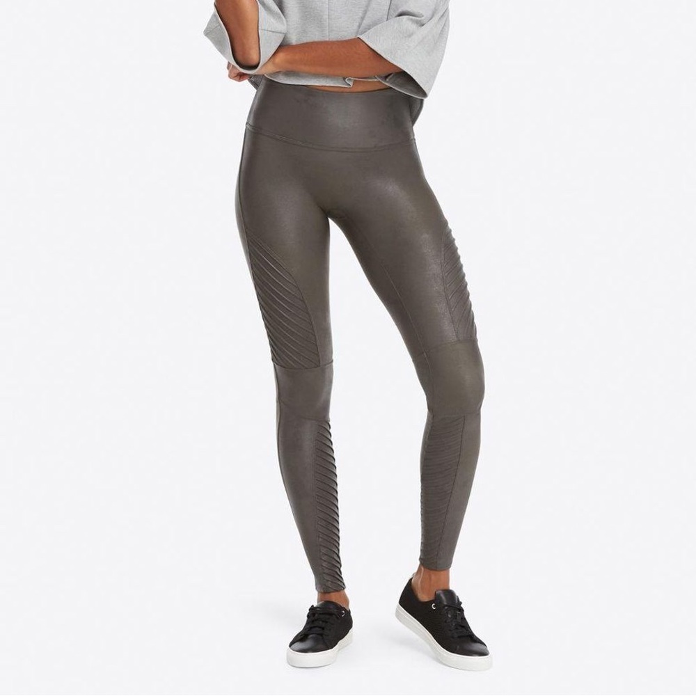 Faux Leather Moto Leggings